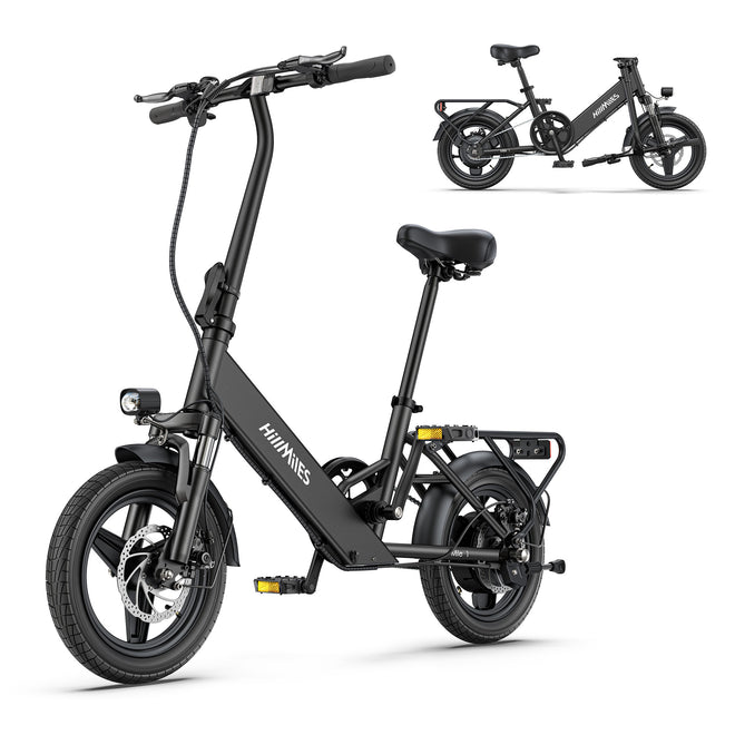 Hillmiles Mile 1 Ultrakompaktes Klapp-E-Bike | 250W Motor | 36V 10.4Ah | 60km Reichweite