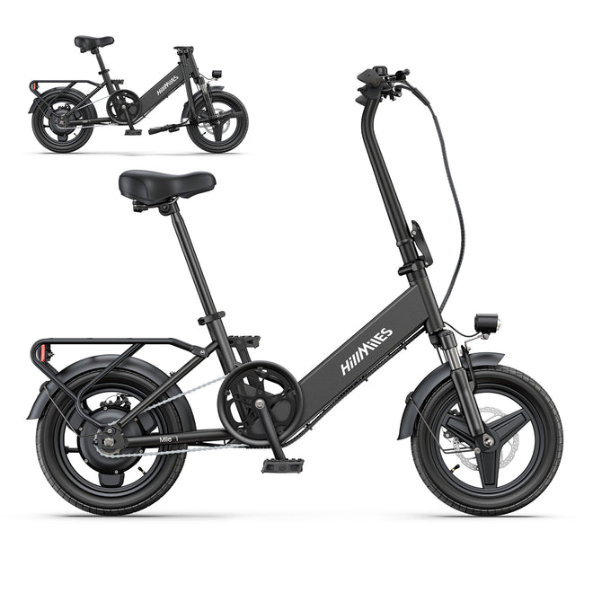Hillmiles Mile 1 Ultrakompaktes Klapp-E-Bike | 250W Motor | 36V 10.4Ah | 60km Reichweite