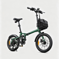 Vert olive-Vélo électrique pliant ZIP