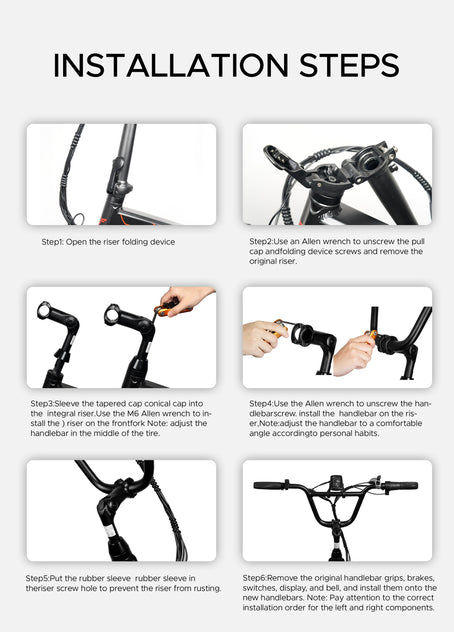 Guidon BMX pour EP-2 Boost/EP-2 Pro/Engine X