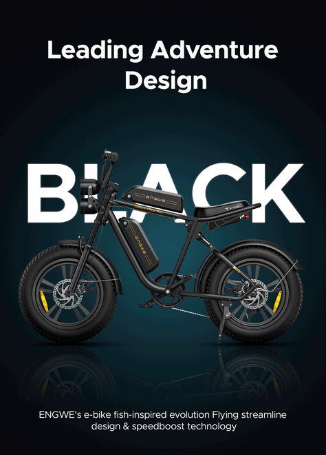 ENGWE M20 E-Bike im Motorrad-Stil
