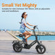 Hillmiles Mile 1 Ultrakompaktes Klapp-E-Bike | 250W Motor | 36V 10.4Ah | 60km Reichweite