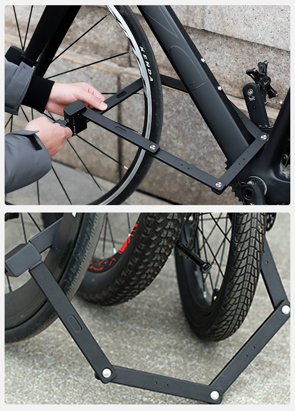 Lucchetto per bici pieghevole universale